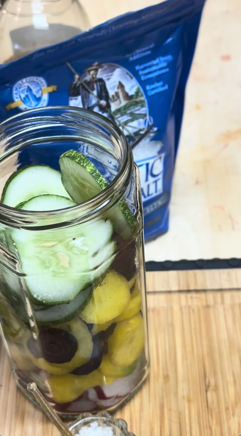 Quick Fridge Vegetables with Light Grey Celtic® Sea Salt