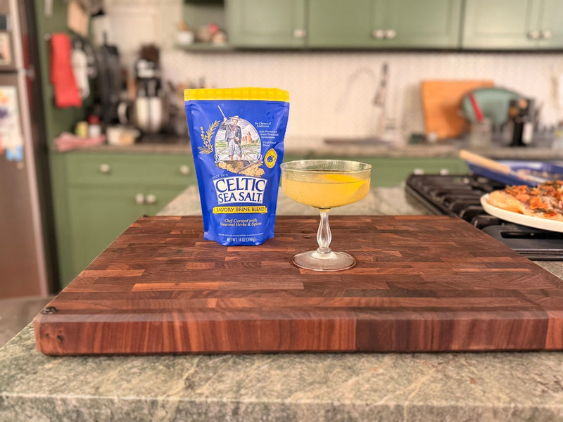 Big Batch Dirty Brine Martinis