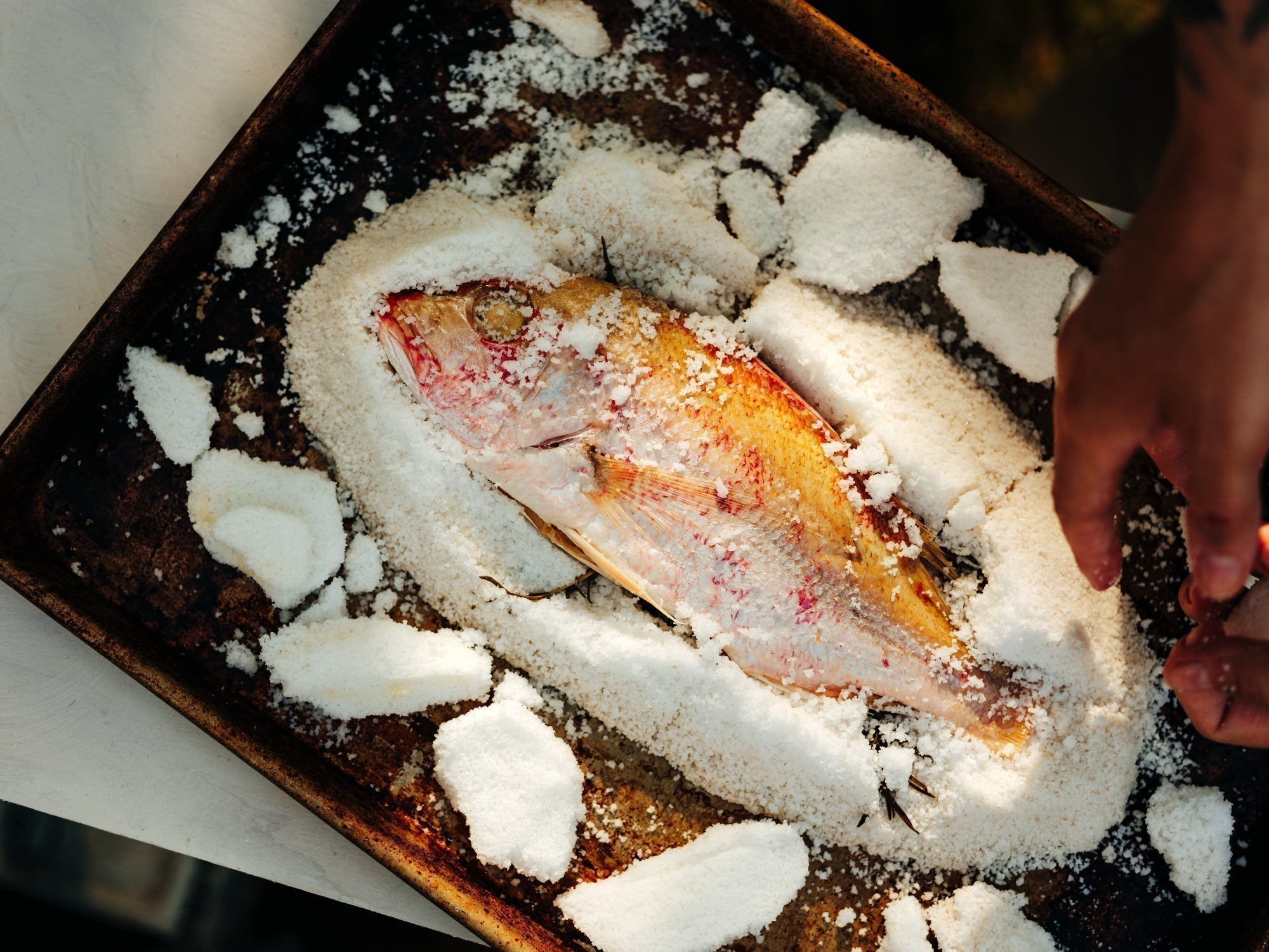 Oven-Baked Red Snapper with Herbs and Light Grey Celtic® Sea Salt