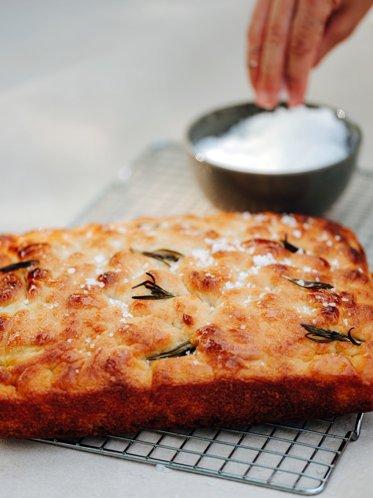 Rustic Herbed Focaccia with Celtic Sea Salt®
