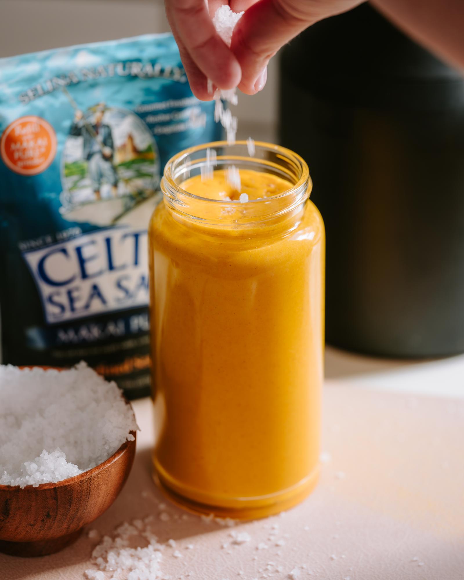 Mineral Salt Mango Lassi Smoothie