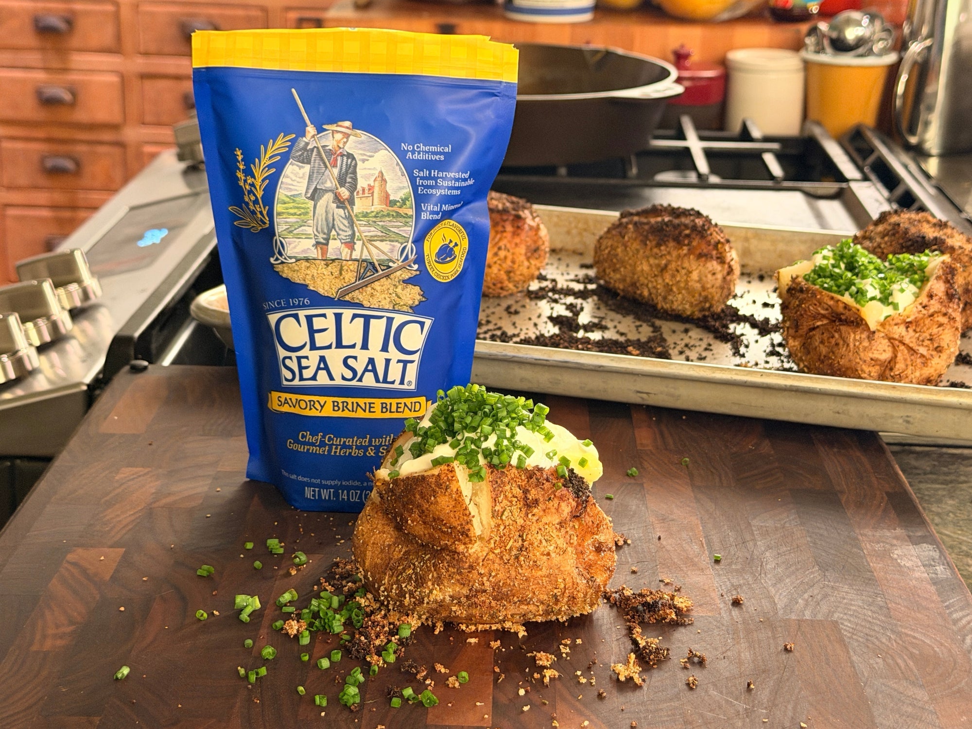 Salt-Crusted Baked Potatoes