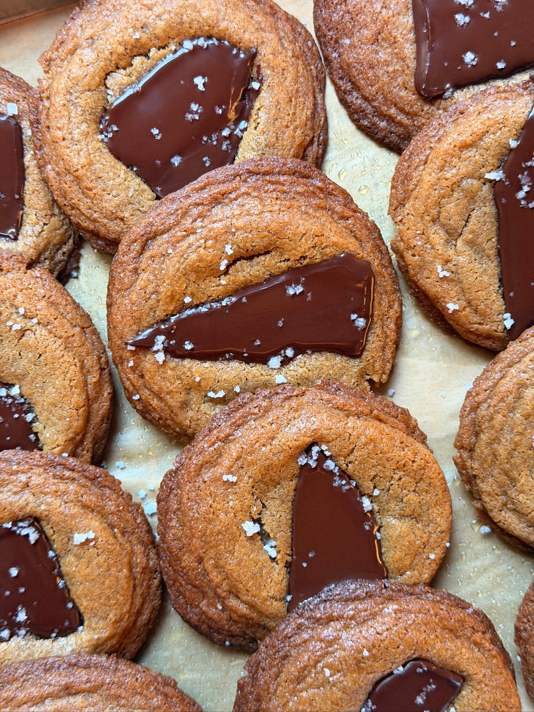 Salted Maple Chocolate Chunk Cookies