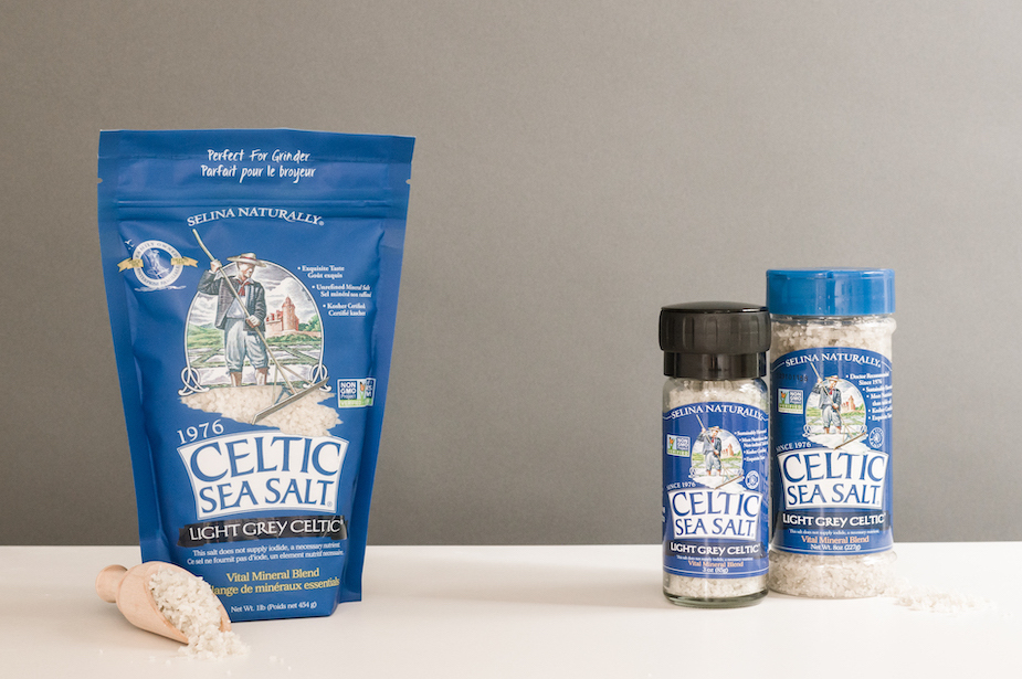 Light Grey Celtic coarse sea salt, 1 lb. bag - Pack of 2